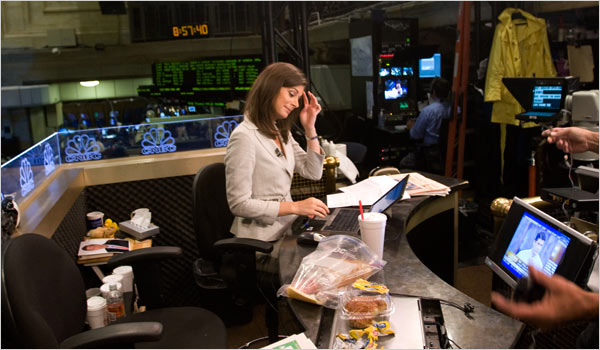 Give The Great CNBC Sucks lots of page views Erin Burnett is messy